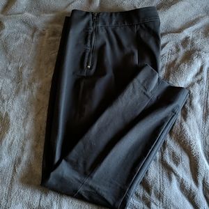Everlane side zip work ankle pants in black